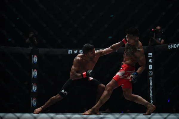 Bibiano Fernandes et Martin Nguyen en Bantamweight Word Championship — Photo