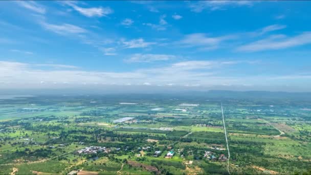 Luftfoto Rismarker Græsgange Landdistrikter – Stock-video