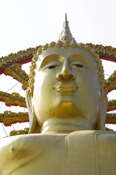 Kopf der 12 Meter großen Buddha-Statue — Stockfoto