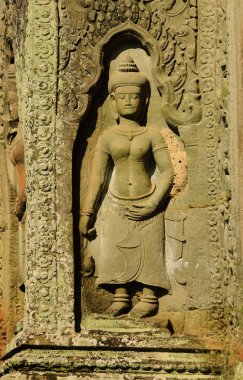 Preah Khan Temple Apsaras heykeller