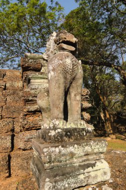 Angkor koruyucu aslan heykeli ve kalıntıları, Kamboçya