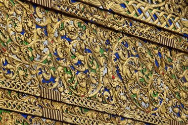 Chiang Mai Tapınağı dekorasyon (Tayland)