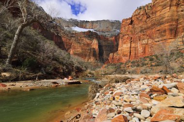 Zion National Park ve The Virgin River bahar