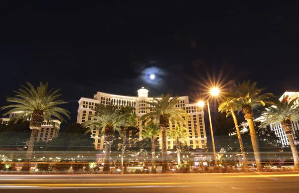 Ночной Белладжио - отель и казино Лас-Вегас — стоковое фото