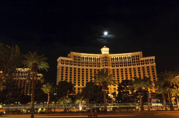 Ночной Белладжио - отель и казино Лас-Вегас — стоковое фото