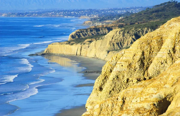 トーリー パインズ ビーチ (南カリフォルニア、アメリカ合衆国) — ストック写真