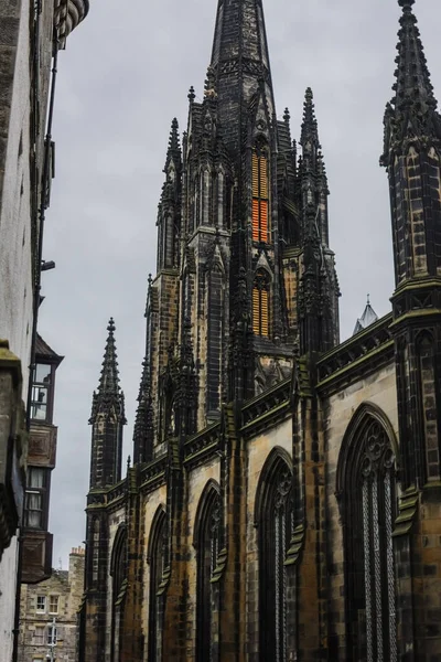 Edinburgh Hub Highland Tolbooth Johns Church Royal Mile Exempel Gotisk — Stockfoto