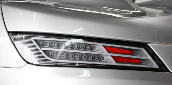 Autó fényszórók. Luxus fényszóró — Stock Fotó