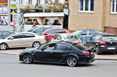 17 Haziran 2014, Kiev, Ukrayna. BMW M5. Editoryal fotoğraf.