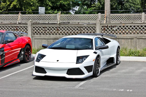 Kiev, Ucrânia; 11 de abril de 2016. Lamborghini Murcielago IMSA. Foto editorial . — Fotografia de Stock