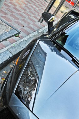 3 Mart 2012, Kiev. Lamborghini Gallardo Lp560-4 Spyder. Lüks farlar. Editoryal fotoğraf.