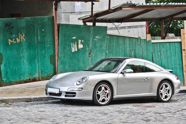 Kiev, Ukraine ; 5 septembre 2015 ; Porsche 911 Targa 4S. Photo éditoriale — Photo