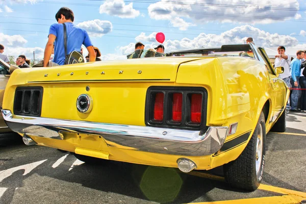 Kiev, Ucraina. Auto Show 25 maggio 2013. 1970 Ford Mustang Boss 302. Hot Wheels. Foto editoriale . — Foto Stock