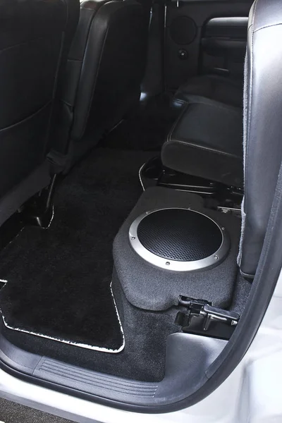 Car audio system. Car interior details — Stock Photo, Image
