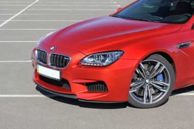 7 Temmuz 2016; Kiev, Ukrayna. BMW M6. Editoryal fotoğraf.