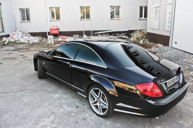 12 Nisan 2016; Kiev, Ukrayna; Mercedes-Benz Cl 65 Amg V12 Bi-Turbo. Editoryal fotoğraf.
