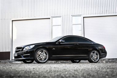 12 Nisan 2016; Kiev, Ukrayna; Mercedes-Benz Cl 65 Amg V12 Bi-Turbo. Editoryal fotoğraf.