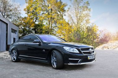 12 Nisan 2016; Kiev, Ukrayna; Mercedes-Benz Cl 65 Amg V12 Bi-Turbo. Editoryal fotoğraf.