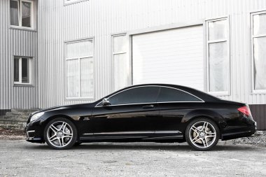 12 Nisan 2016; Kiev, Ukrayna; Mercedes-Benz Cl 65 Amg V12 Bi-Turbo. Editoryal fotoğraf.
