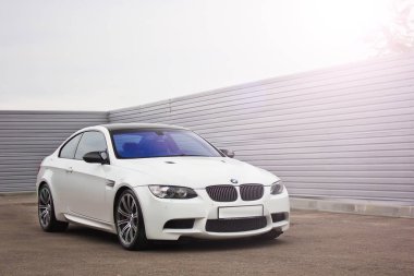 19 Ekim 2016; Kiev, Ukrayna; BMW M3 (E92). Editoryal fotoğraf.