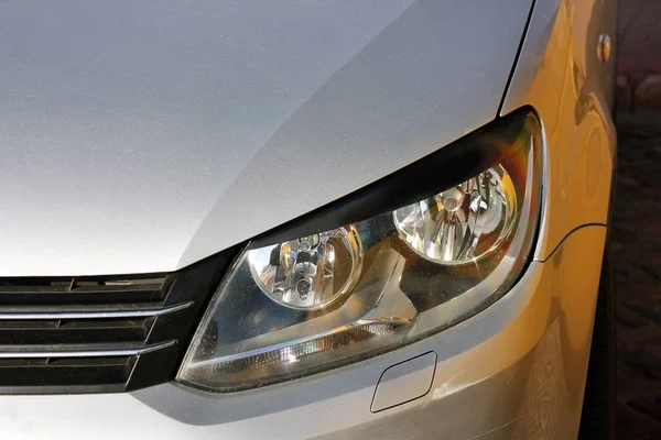 Reflektory Samochodowe Szczegóły Samochodu Reflektory Luksusowych — Zdjęcie stockowe