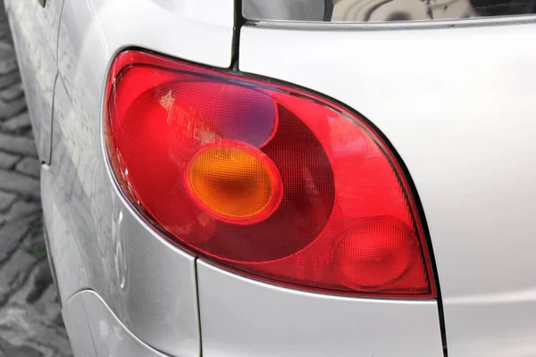 Part Car Car Headlights — Stock Photo, Image