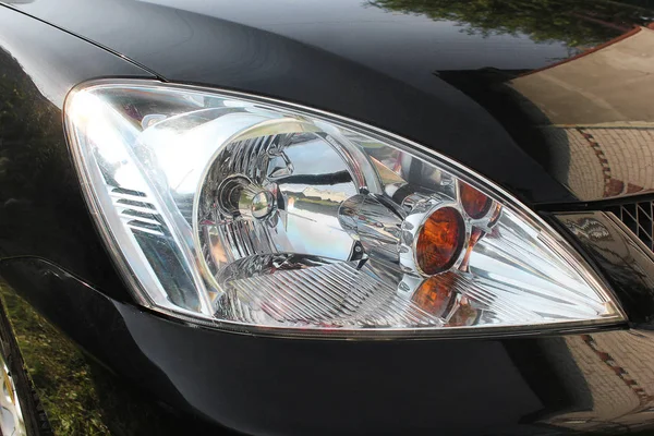 Světlomety Vozu Luxusní Světla — Stock fotografie