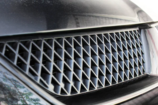 Детали Машины Чёрный Автомобиль — стоковое фото