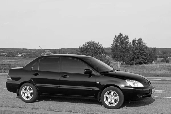 Chernigov August 2017 Mitsubishi Lancer Car Mitsubishi Lancer Generation Stands — Stock Photo, Image