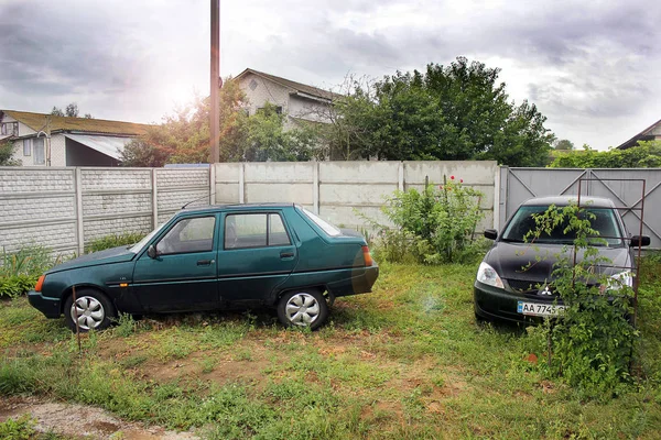 Vinnytsia Ουκρανία Αυγούστου 2017 Mitsubishi Lancer Zaz Συντακτική Φωτογραφία — Φωτογραφία Αρχείου