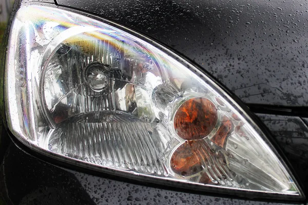 Car Headlights Luxury Headlights Car Details — Stock Photo, Image