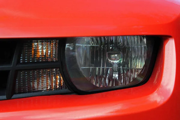 Faros Del Coche Detalles Del Coche —  Fotos de Stock