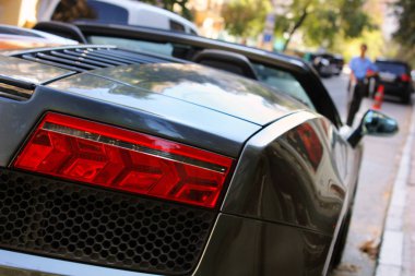 Araba ayrıntılar. Araba farlar. Lüks farlar