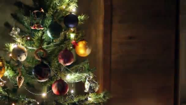 Fond Noël Lumières Nouvel Jouets Nouvel — Video