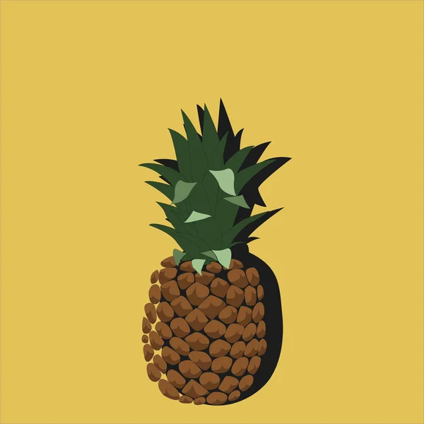 Ananas Illustration Abstraite Illustration Pour Design — Photo