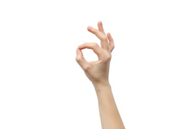 Elini beyaz arka plana koy. El, tamam diyor.