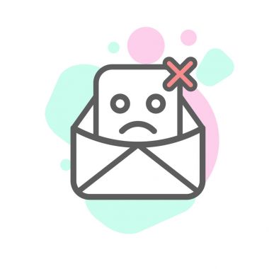 Vektör emoji ifade yüz e-posta ile bir çok varyasyon teslim. Tasarım modern düz simgeler.