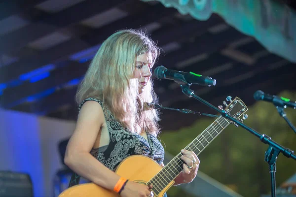 Dar Williams si esibisce al Wild Goose Festival — Foto Stock