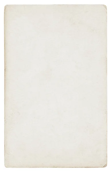 Antikes Papier isoliert auf weiß — Stockfoto