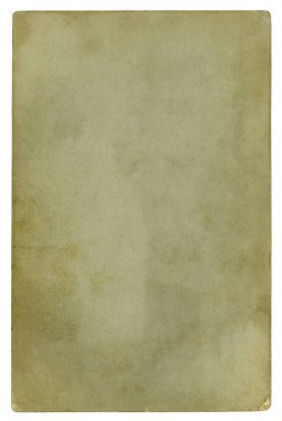 Antik Kağıt üzerinde beyaz izole