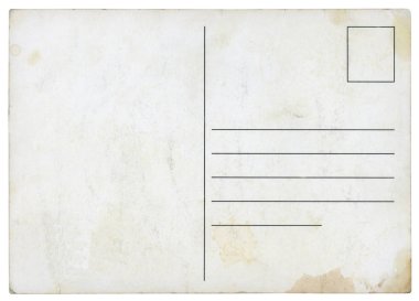 Eski kartpostal - izole 