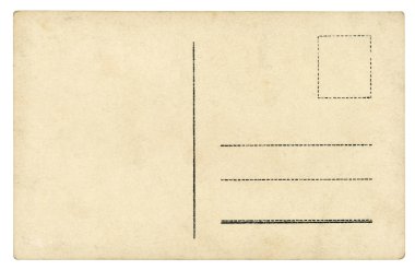 Eski kartpostal - (dahil kırpma yolunu izole)