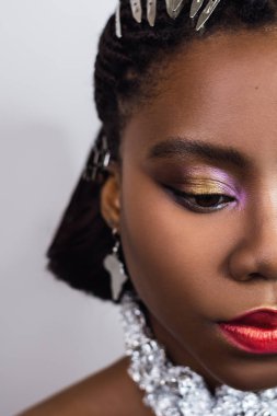 Afrikalı kız Güzellik Portresi