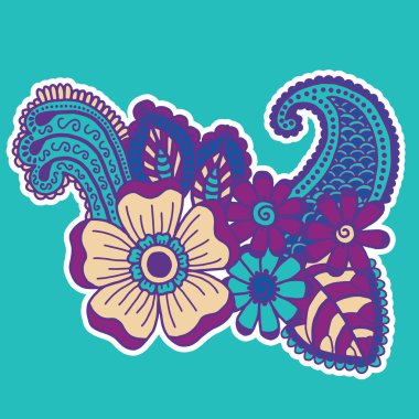 Mehndi tasarım. Desenleri.