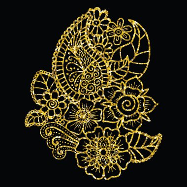 Mehndi tasarım. Desen.