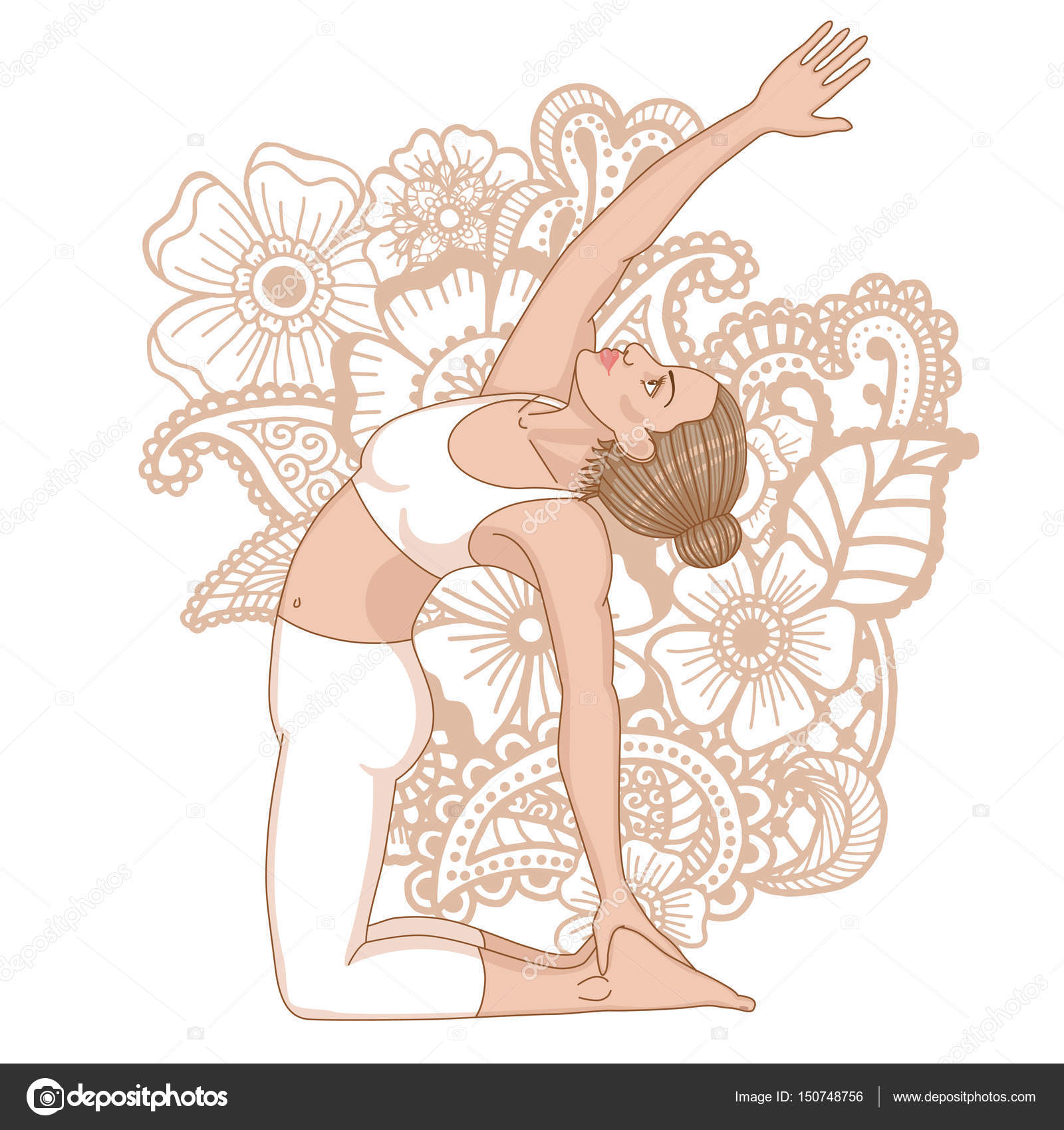 Yoga: postura del camello Yoga: postura del camello