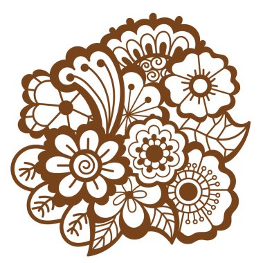 Mehndi tasarım. Desenleri.