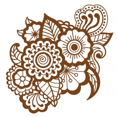 Mehndi tasarım. Desenleri.