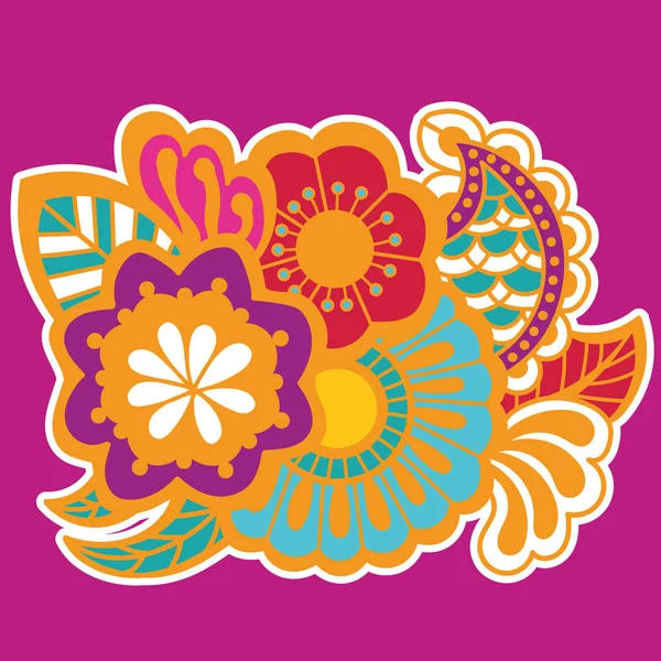 Diseño Mehndi. Patrones . — Vector de stock