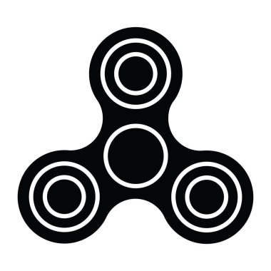 Fitget spinner. Modern oyuncak. Logo